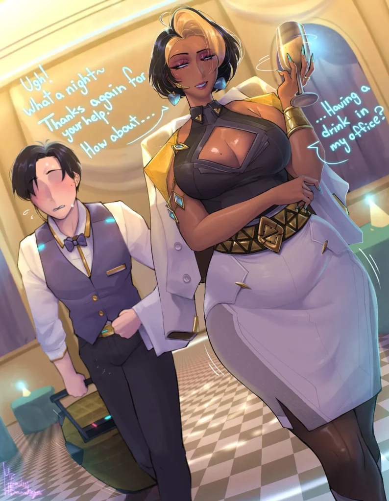 thick Domina rule34 Overwatch MrHernanDrawings