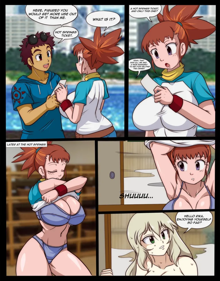 busty Oriko_mikuni Rika_nonaka threesome hotsprings confessions