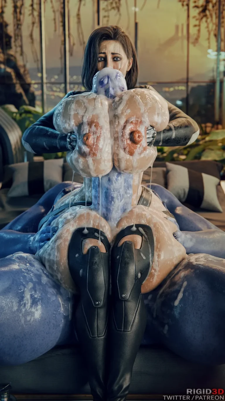 Miranda X futa Big Blue Mass_Effect Rigid3D