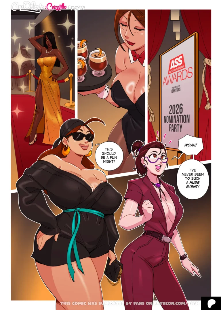 busty girls went out for a party, they start sucking futa big cock in a glory hole game